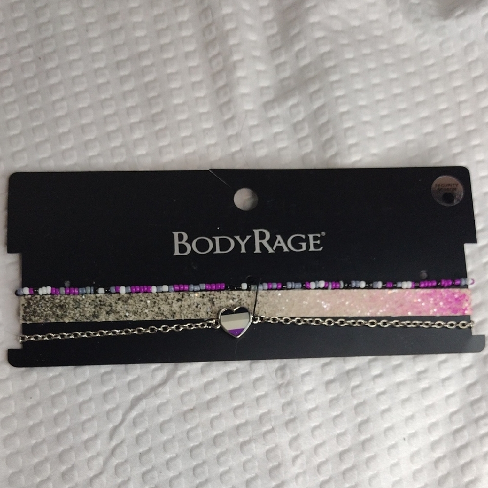 Body Rage Three Pack Choker Necklace Set